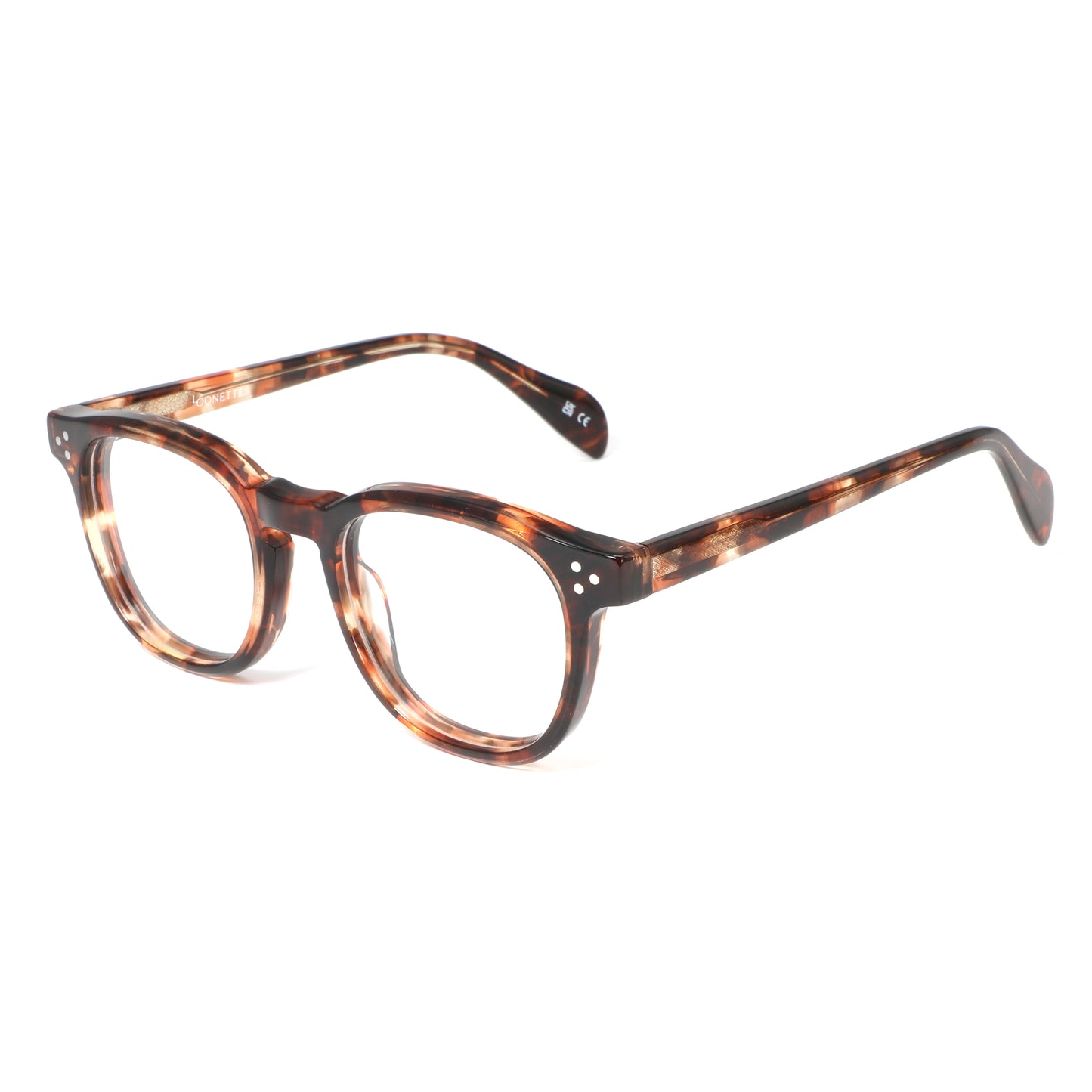 Brown tortoise | deep medium sized acetate 50 eye size with 20 mm bridge size