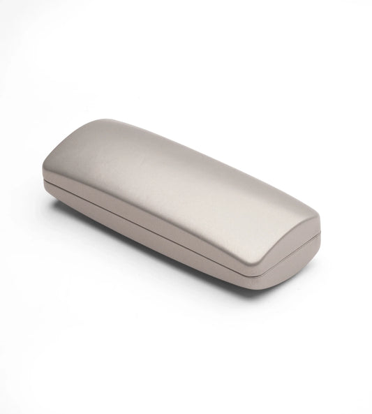 Hard silver spacious everyday case