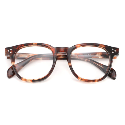 Brown tortoise | deep medium sized acetate 50 eye size with 20 mm bridge size