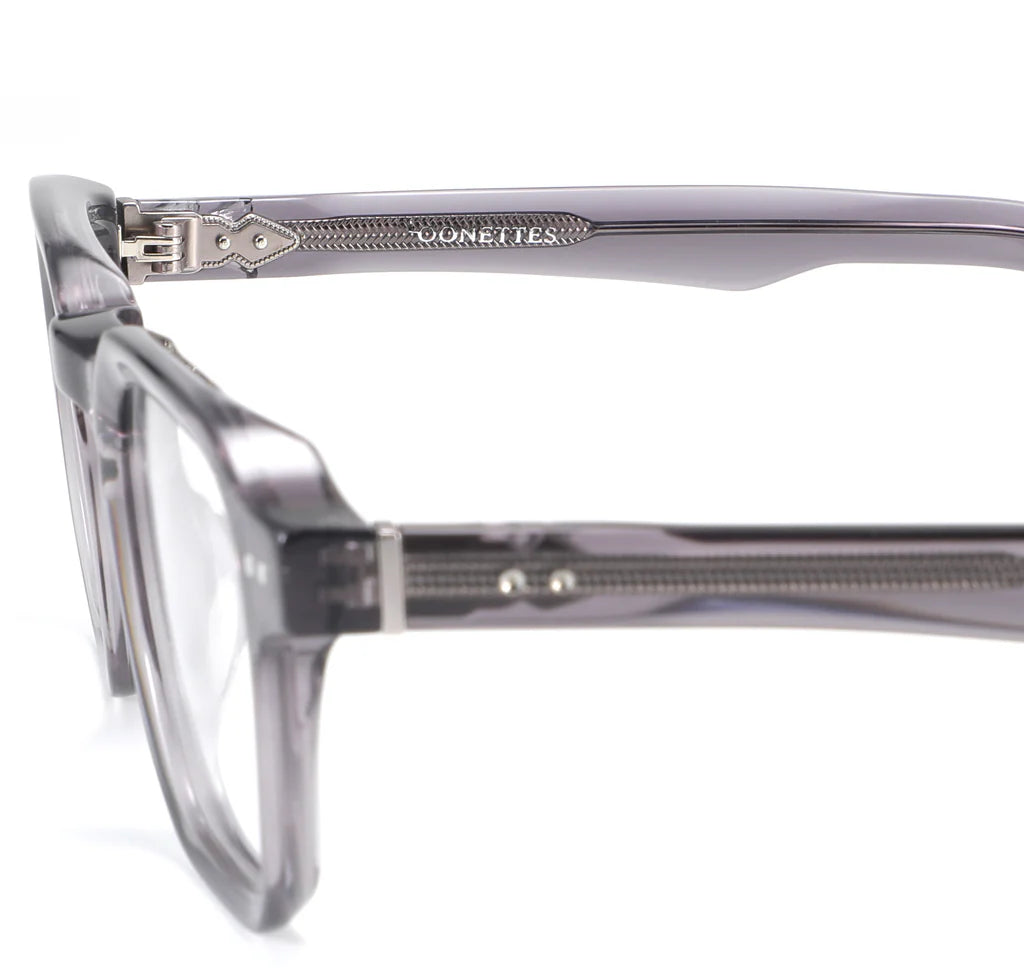 Brown mottle | small chunky rounded square acetate with 48 eye size and generous 24 bridge size