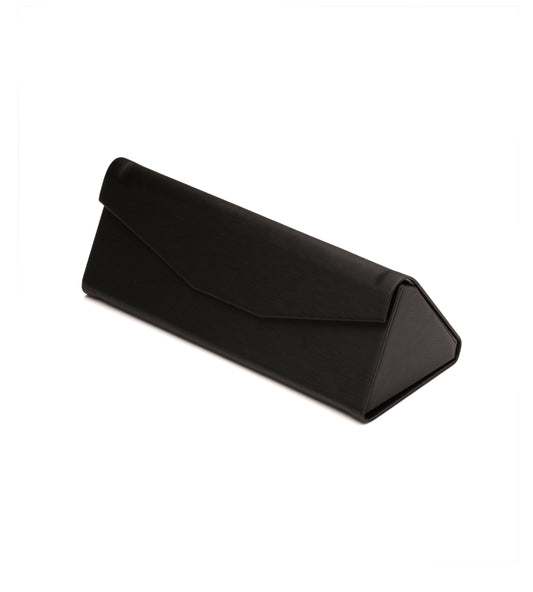 Black triangular folding flat case