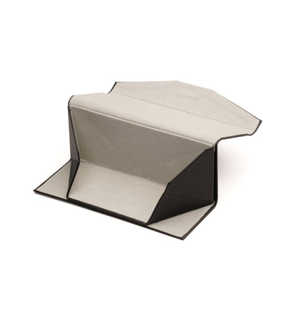 Black triangular folding flat case