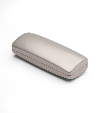 Hard silver spacious everyday case