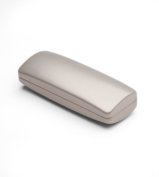 Hard silver spacious everyday case