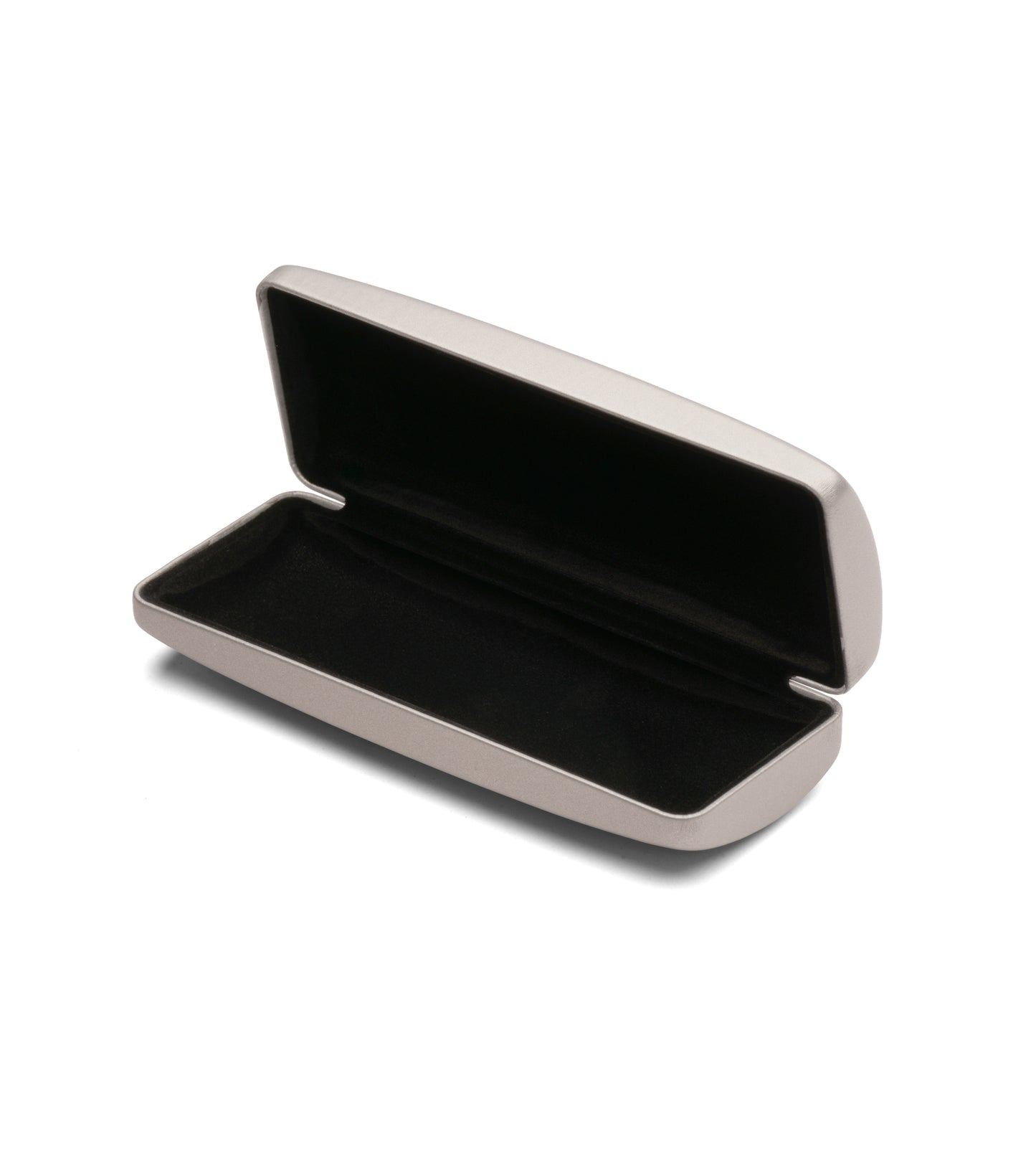 Hard silver spacious everyday case
