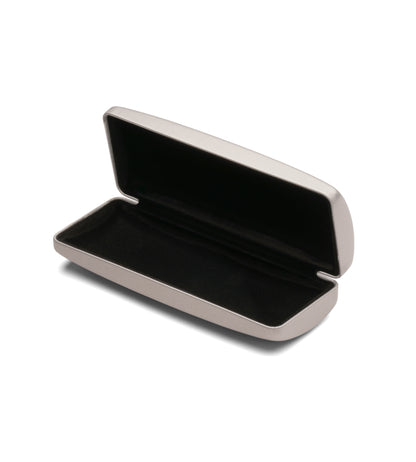 Hard silver spacious everyday case